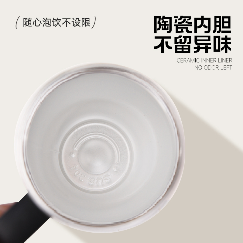 希乐Cille户外不锈钢保温水壶大容量便携防漏真空双层设计长效保温保冷高清大图