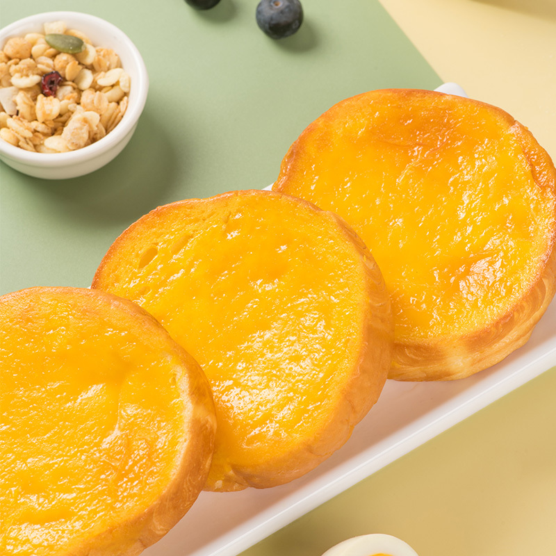 乐锦记 阳光芝士面包厚切整箱520g 早餐速食切片吐司抗饿代餐零食甜点