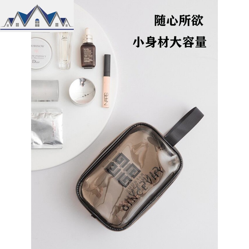 网红防水化妆品收纳包女ins风旅行便携简约大容量洗漱包温泉用品 三维工匠高清大图
