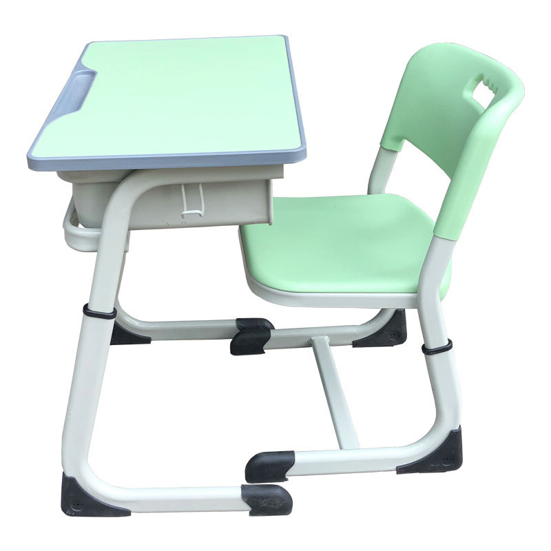 慧采云 课桌椅学习桌清新家用课桌椅套装组合辅导班培训班课桌椅高清大图