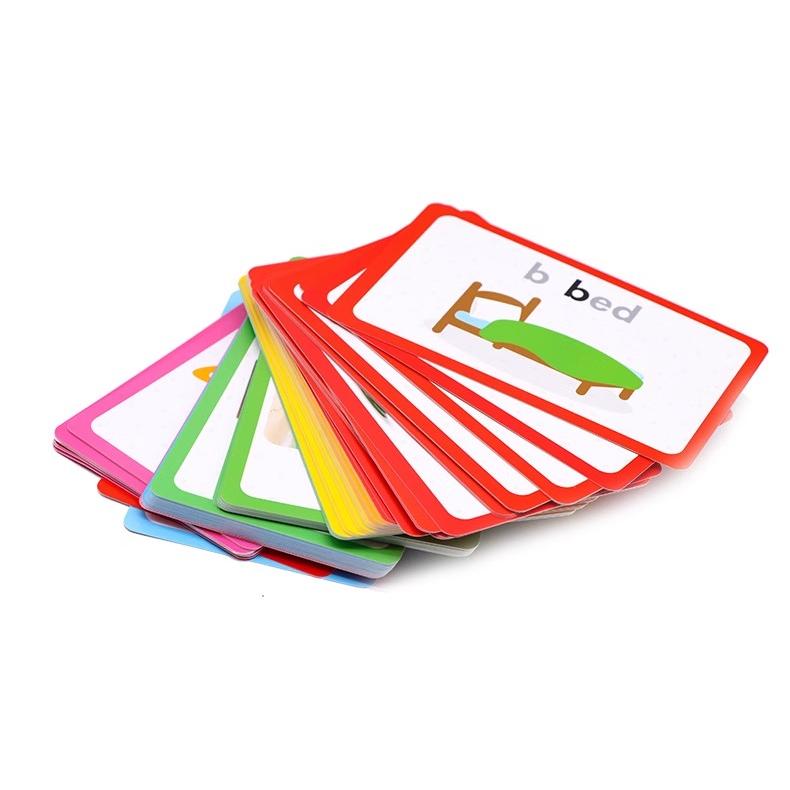[正版]Flash Cards高频词汇字卡英文原版(随机2盒)Letter Sounds Phonics Flashc高清大图