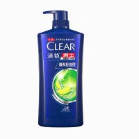 清扬洗发水露900ml男士洗发露控油去油去屑薄荷型洗头膏