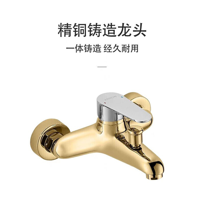 ARROW箭牌卫浴增压花洒套装家用卫生间简易花洒喷头淋浴洗澡喷头沐浴器2功能出水