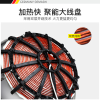 德玛仕(DEMASHI)大锅灶商用电磁炉大功率凹面电磁灶台大炒炉8档磁控 食堂厨房酒店 单头大炒 15kw 201材质