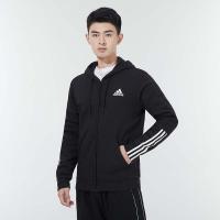 阿迪达斯外套男装2022新款运动服跑步训练连帽休闲夹克上衣GS1581