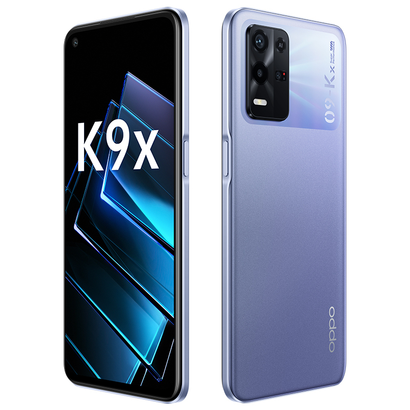 OPPO K9x 银紫超梦 8GB+256GB 5G手机 5000mAh超大电池 90Hz智控电竞屏 6400万超清三摄 天玑810强悍游戏芯
