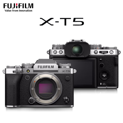 富士（FUJIFILM）X-T5/xt5微单相机4020万像素7.0档五轴防抖6K30Pxt4升级版 X-T5银色 单机