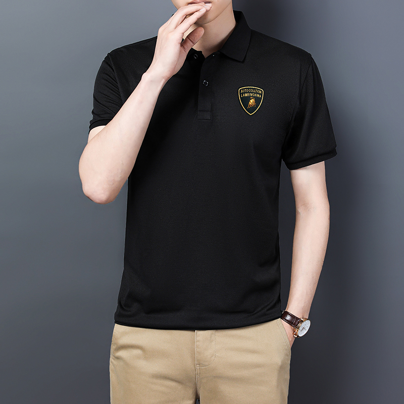 [直营]木林森(MULINSEN)夏季新款POLO衫男款休闲短袖翻领T恤户外休闲衣