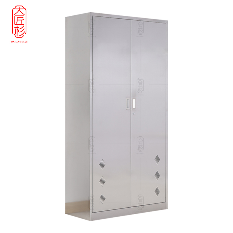 大匠杉 不锈钢柜双门柜清洁柜收纳柜304 DQJG001S3高清大图