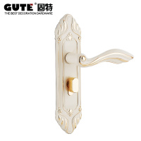 固特GUTE 欧式室内房门锁静音卧室执手锁具(适合门厚度38-45mm) 5A599