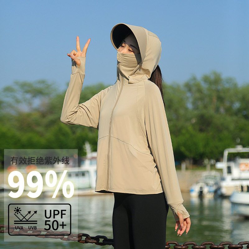 女士超好看防晒衣女夏季新款防紫外线冰丝凉感防晒服透气薄高清大图