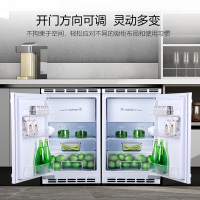尊贵BC-86Q卧式嵌入式冰箱 台下家用内嵌式小型迷你冰柜嵌底式冰箱