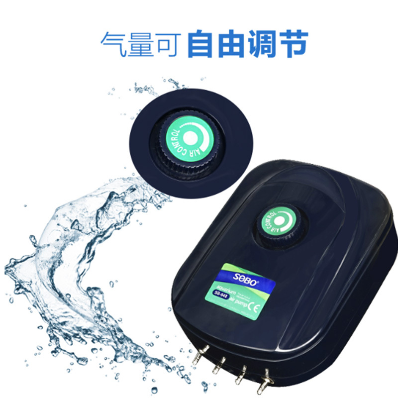 增氧泵氧气泵鱼缸小型家用增氧机养鱼氧气泵迷你增氧器高清大图