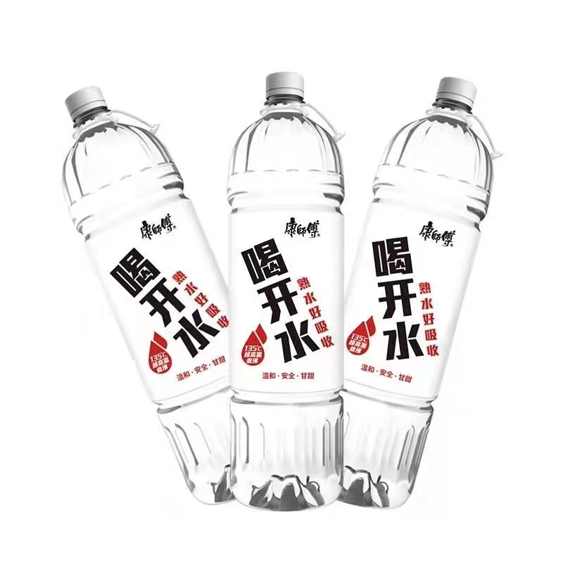 康师傅喝开水熟水1.5l*6瓶整箱批发特价大瓶装家庭包装饮用水