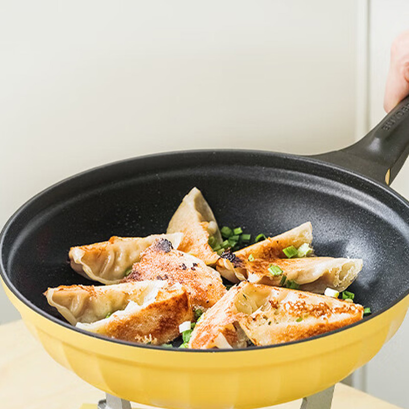 北鼎平底煎锅3.4L便捷少油煎炒煮蒸PL51(颜色随机)高清大图