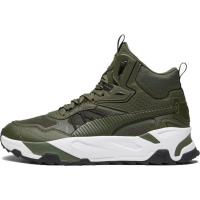 彪马(Puma)男子休闲运动鞋网布拼接休闲百搭室内训练鞋户外潮流工 khaki_(khaki_/_white_/_black) 43