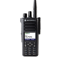 摩托罗拉(MOTOROLA) GP338D+ 数字对讲机 大功率数模兼容专业通讯手台 黑色