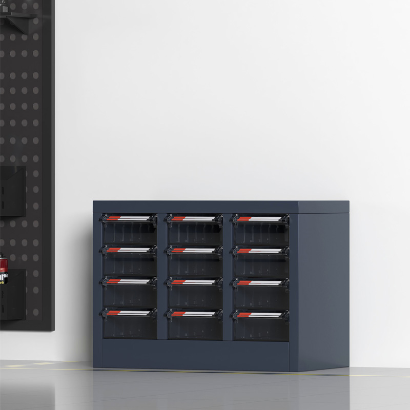 臻远 ZYLJG-W67 零件柜 12抽透明无门大号 550*300*404高清大图