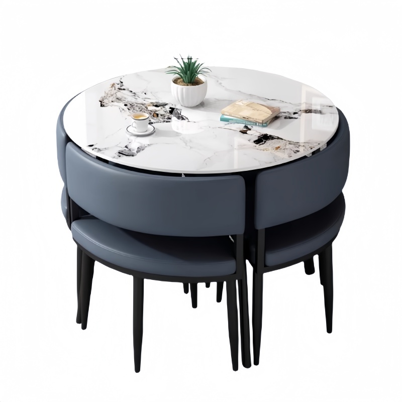 悦兴诚组合桌椅 一桌4椅90*75cm 套高清大图