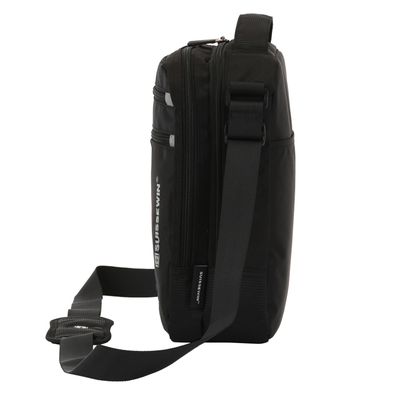 SUISSEWIN瑞士经典时尚商务休闲挎包单肩包B026高清大图