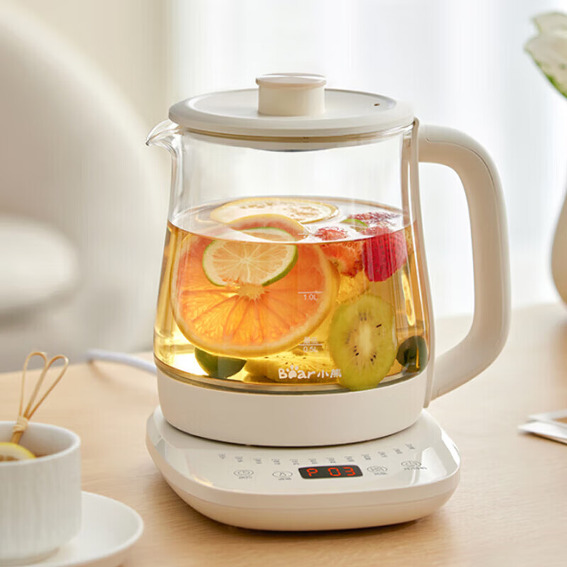小熊(Bear)养生壶 办公家用保温电热水壶1.5L大容量煮茶器烧水壶 YSH-J15T9高清大图