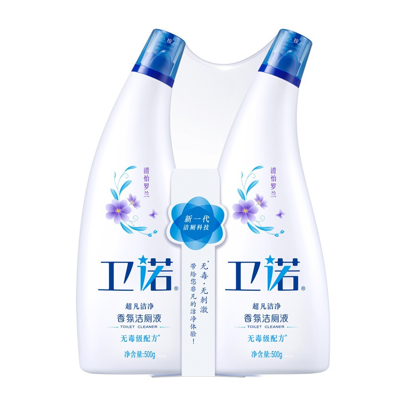 蓝月亮 卫诺 洁厕灵 除菌 去污洁厕液500g×2一组(清怡罗兰)