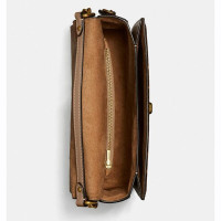 COACH/蔻驰女包 斜挎包女士奥莱哈顿时尚女包 女单肩包 金属链条方包89068