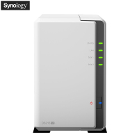 群晖(Synology)DS216se 2盘位 NAS网络存储服务器(无内置硬盘) SATA接口 支持红盘、金盘