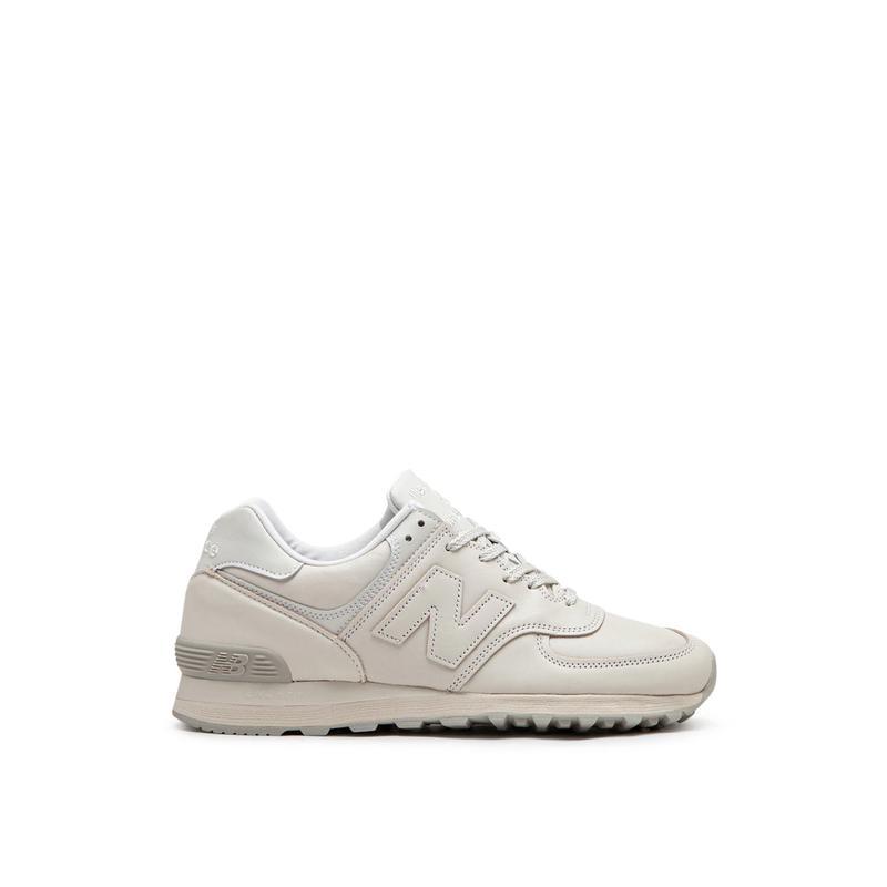 新百伦(New Balance)跑步鞋男576高端休闲运动鞋灰白色系经典Logo