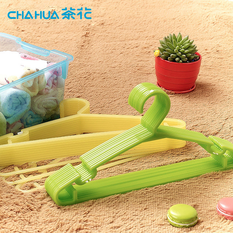 茶花(CHAHUA) 衣架成人防滑衣服架晾衣架家用衣撑 大衣架子挂钩30
