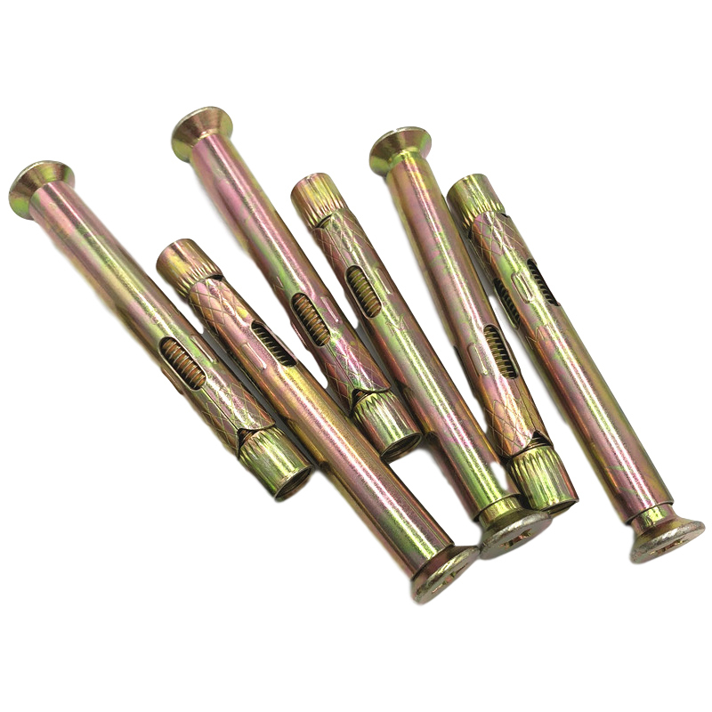 汐岩平头十字膨胀螺丝沉头内膨胀地板膨胀隐形膨胀螺丝十字膨胀螺丝m6