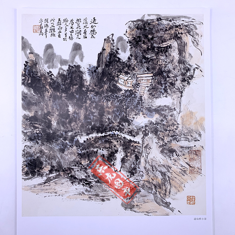 [正版]黄宾虹画集 把大师展览带回家 黄宾虹写生山水册页作品集 9787508636870