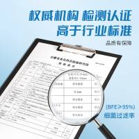 医用外科黑色口罩一次性口罩女医疗三层正规正品透气独立包装灭菌级-黑色50只盒装