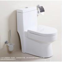 卫浴节水连体马桶超漩虹吸坐便器静音抽水冲力300坑距脲醛板305mm