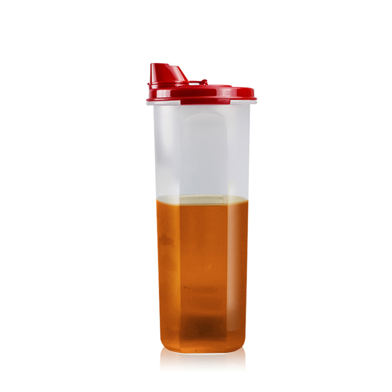 特百惠(Tupperware)油壶2件套装 塑料好油壶 (650ml+890ml) 防漏油瓶回流不滴漏