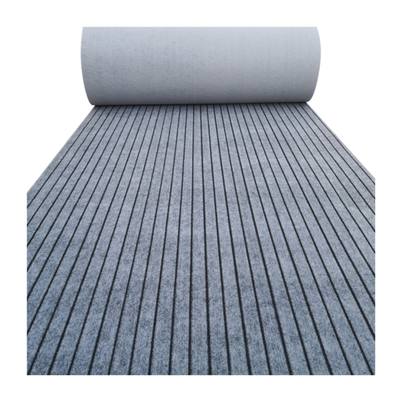 汐丝如XISIRU家用灰色地毯100*80*1厘米涤纶面料机器织造耐磨防滑设计高清大图