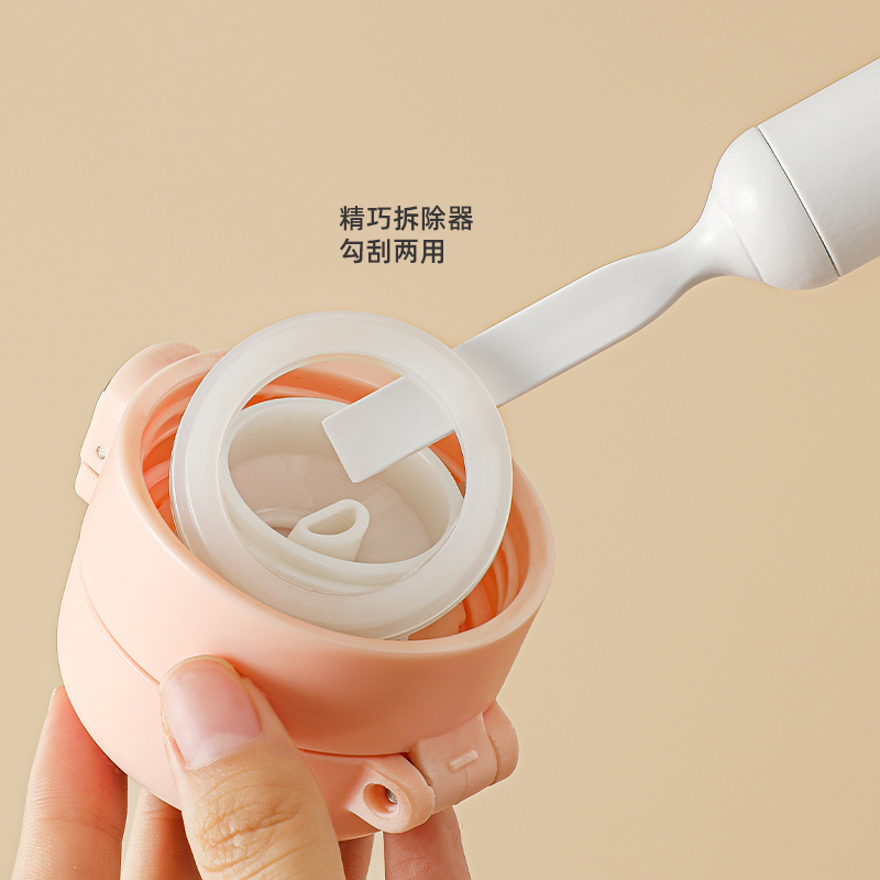 杯子清洁套装六合一多功能刷家用水杯奶瓶刷洗刷子全套 深入缝隙清洁无死角 轻松搞定水杯奶瓶 方便收纳高清大图