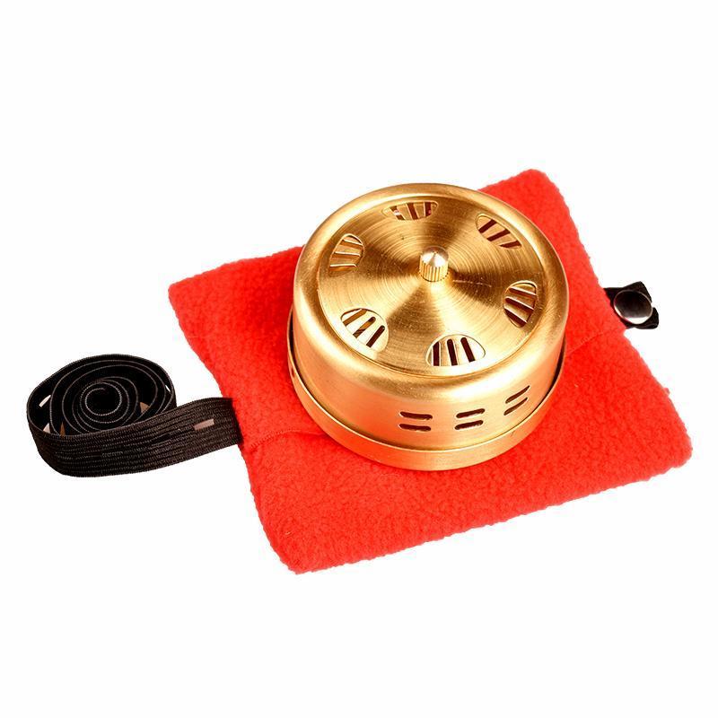 布套随身灸艾绒圈艾柱家用宫寒腹部颈部艾灸盒熏灸器温灸盒艾条艾绒网