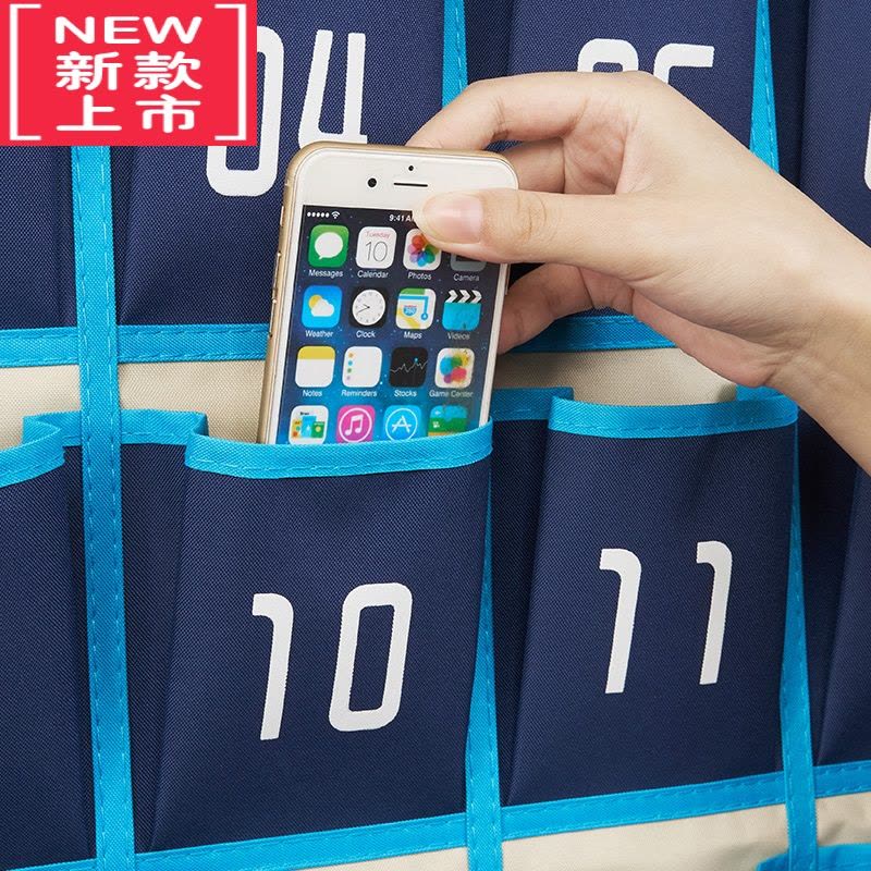 可莉允手机收纳袋子挂墙员工手机存放袋班级收手机器教室用挂袋保管袋图片