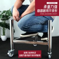 食堂不锈钢置物架加厚可移动带轮开架底座商用架可定制
