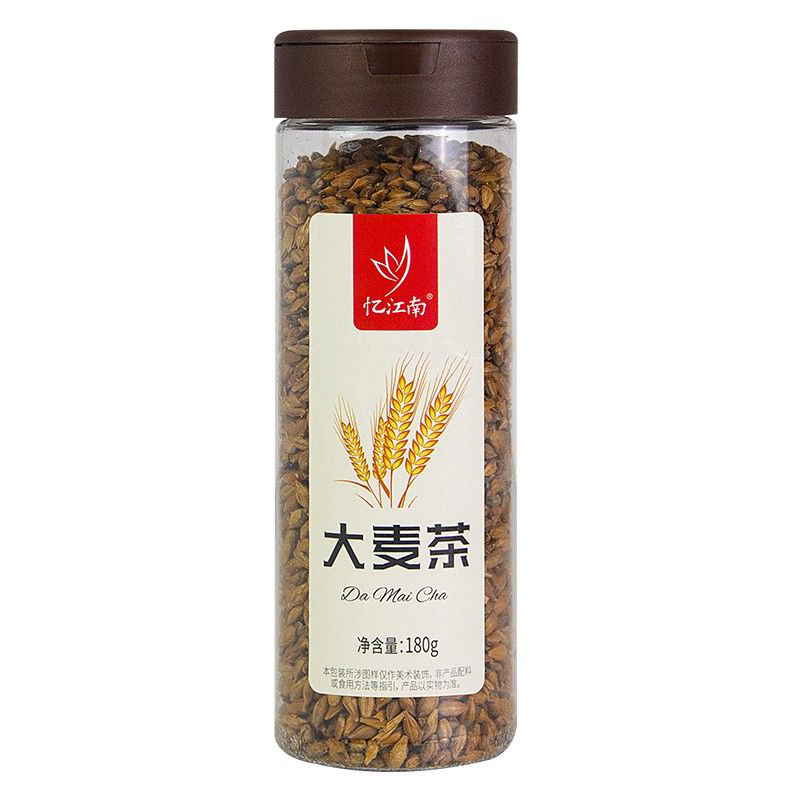 忆江南茶叶烘焙大麦茶浓香型养生茶五谷茶瓶装大麦茶180g