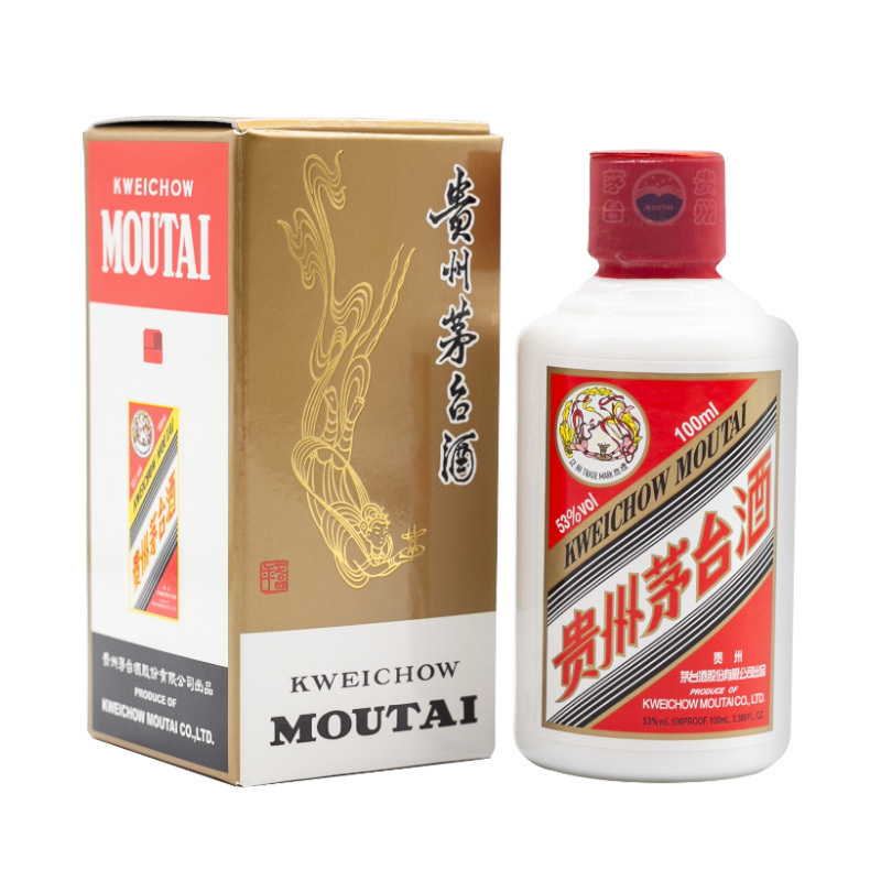 贵州茅台 飞天酒53度 100ML 单瓶 酱香型高度白酒