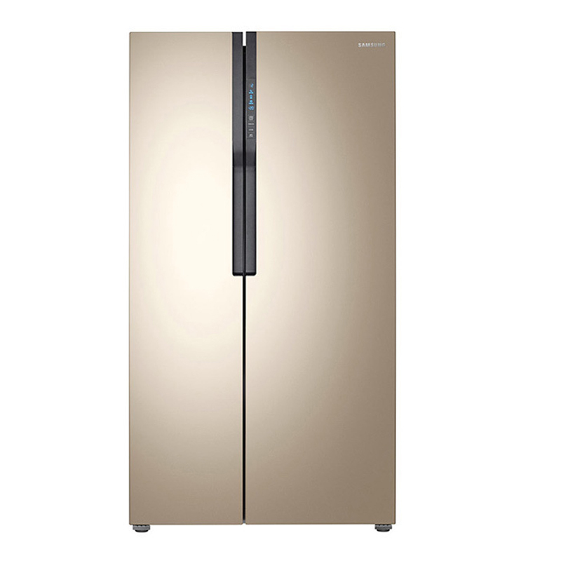三星(SAMSUNG)565L升对开门冰箱风冷无霜智能变频低噪节能省电双开门大容量冰箱金色RS55KBHI0SK/SC