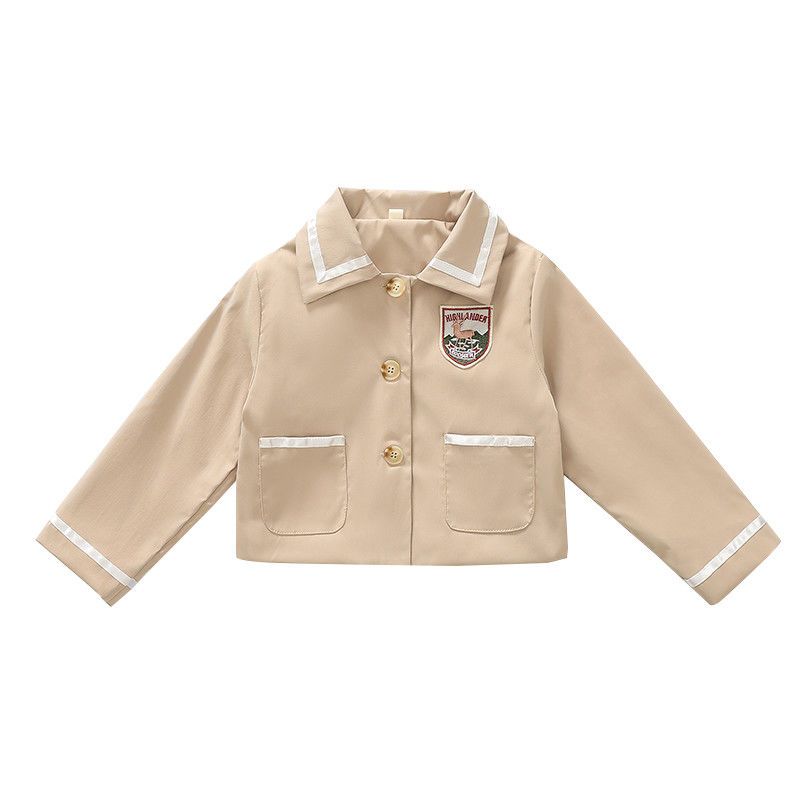 女童连衣裙春装新款洋气女孩学院风公主裙JK套装春夏儿童裙子