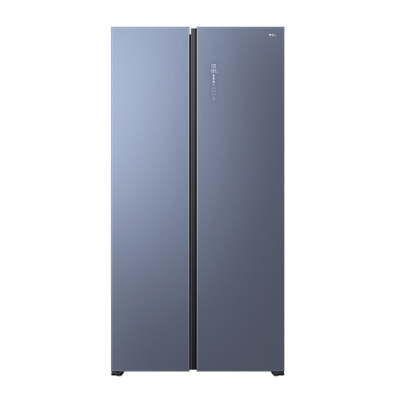 TCL 557升大容量 一级能效 多点离子杀菌 -32℃深冷速冻 对开门冰箱 R557P8-S晶釉蓝