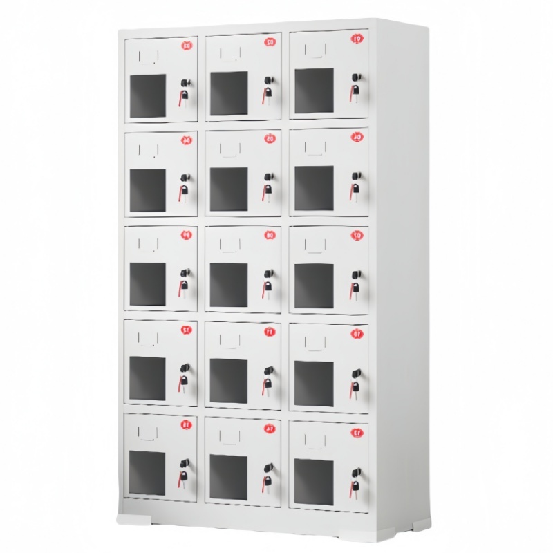 攸形工具充电柜15门850*350*1450mm台高清大图
