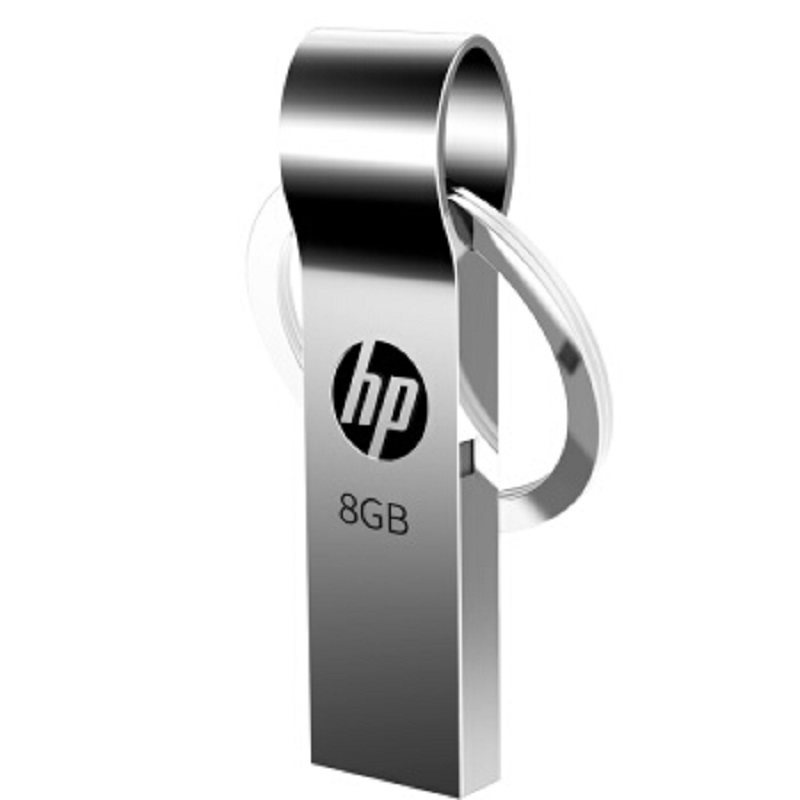 惠普(HP)V285W 8G u盘刻字创意纪念展会企业logo个性化自定义金属U盘定制 宁选