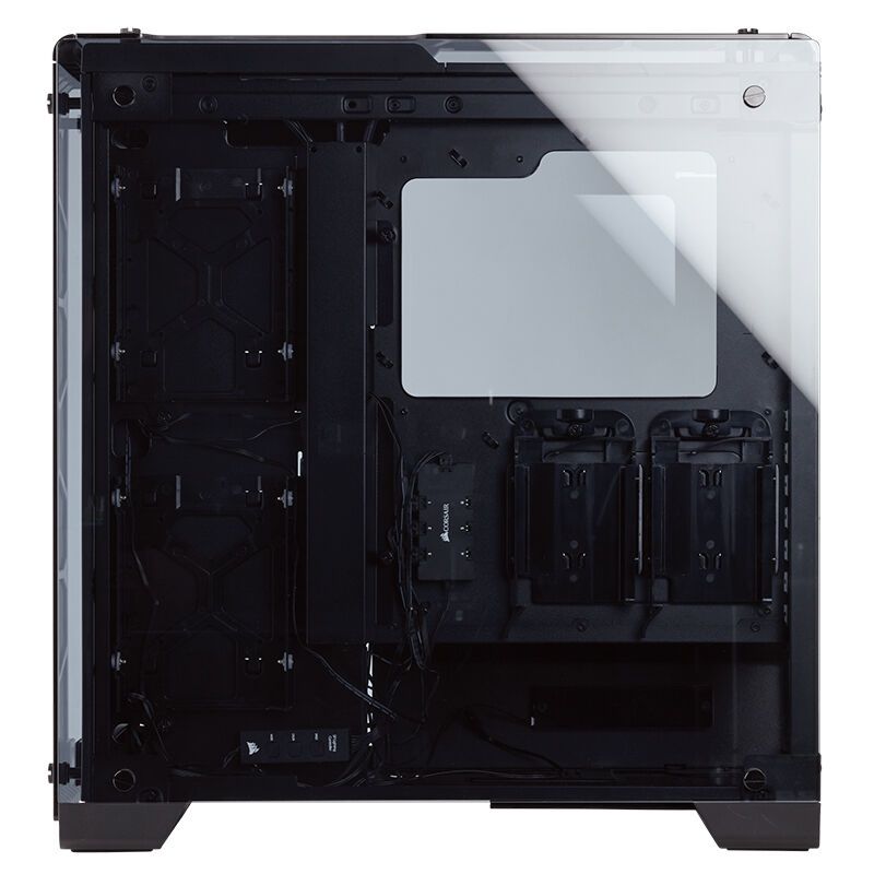 美商海盗船 570X RGB中塔透明支持水冷ATX全透钢化电竞台式机电脑主机箱外壳游戏机箱苏宁自营