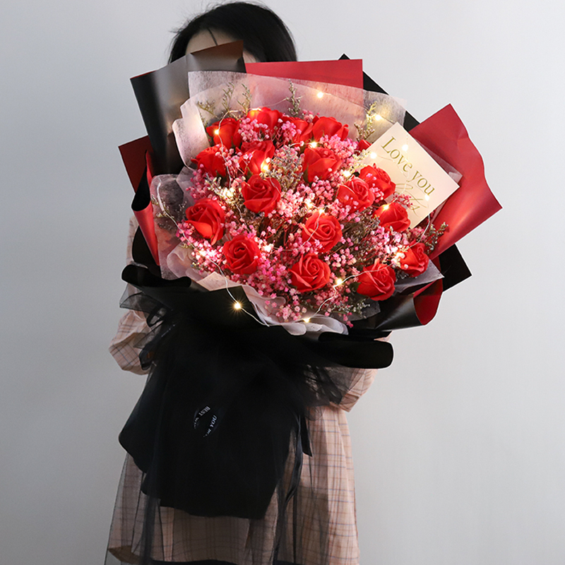 敬平 Jing Ping 花瓶 花艺敬平大束满天星干花花束玫瑰花礼盒花闺蜜生日礼物女情人节永生花风干大束红玫瑰 满天星干花包 价格图片品牌报价 苏宁易购梦舟家居专营店