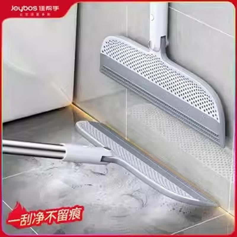 佳帮手魔术扫把扫帚卫生间硅胶地刮壁挂款2件组合[30cm旋转刮头]加厚高清大图